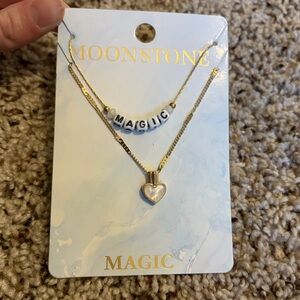 Magic Moonstone Layered Beaded Necklace